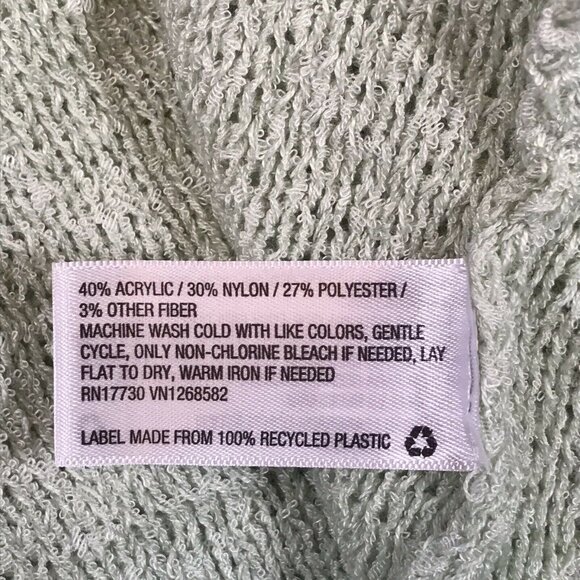 Wild Fable Womens Size Small Sweater Cardigan Knit Open Front Light Green New - Picture 6 of 11